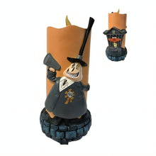 Load image into Gallery viewer, The Bradford Exchange Disney The Nightmare Before Christmas Candle Collection Issue #8 Mayor LED Flameless Candle with Sculpted Details 7-inches
