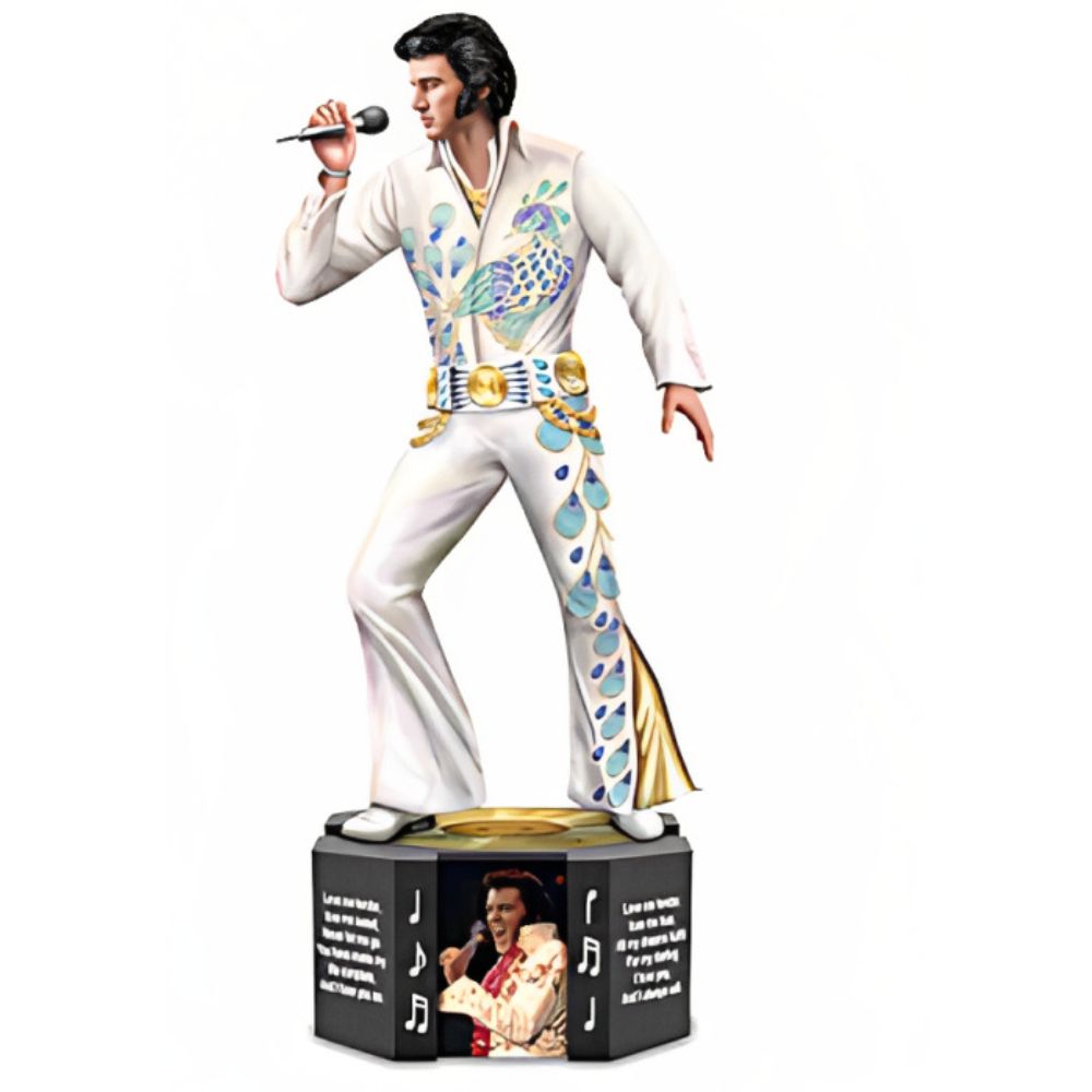 The Hamilton Collection Love Me Tender Elvis Presley Sculpture 11-inches - RCE Global Solutions