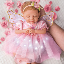 Load image into Gallery viewer, The Ashton-Drake Galleries Dream Blossom Silicone Fairy Baby Doll with Illuminated Outfit by Ina Volprich 13.5-Inches
