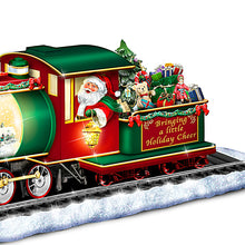 Load image into Gallery viewer, The Bradford Exchange “Bringing Holiday Cheer” Illuminated Musical Snow Globe Train Christmas Decoration by Thomas Kinkade 9-Inches - RCE Global Solutions
