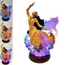 Load image into Gallery viewer, The Bradford Exchange Celestial Spirits Collection Issue #2: Mystic Serenade Illuminated Changing Colours of the Aurora Borealis Maiden Sculpture 10-inches
