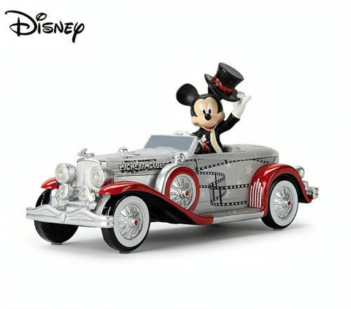 The Hamilton Collection Disney Vintage Cars and Classic Stars Sculpture Collection Issue #1: 'Legend & Luxury' Handcrafted Minnie Mouse with 1928 Packard Runabout Resin Sculpture 6-inches