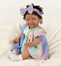 Load image into Gallery viewer, The Ashton-Drake Galleries Simply Perfect in Every Way Baby Doll Realistic Lifelike Doll with RealTouch® Vinyl, Hand-Rooted Hair &amp; Custom Outfit Poseable &amp; Weighted by Ping Lau 20-Inches - RCE Global Solutions
