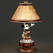 Load image into Gallery viewer, Disney Mickey Mouse Lamp with Spinning Animation Base and Silhouette Shade by The Bradford Exchange - RCE Global Solutions
