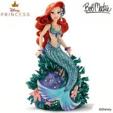 Load image into Gallery viewer, The Bradford Exchange Princess Ariel Handcrafted Figurine Bob Mackies Dazzling Style Exquisitely Reimagined in Disneys Glamorous Jewels Collection Hand-Painted Collectible Issue #2 by Bob Mackie 7.25-inches - RCE Global Solutions
