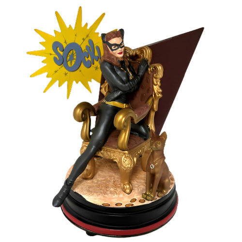 The Bradford Exchange Batman Classic TV Series Figurine Collection Issue #6: 'Catwoman' Illuminated Figurine Handcrafted with Iconic Details 7.5-Inches