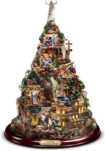 Load image into Gallery viewer, The Bradford Exchange Thomas Kinkade Faith Mountain The Story Of Christ Illuminated 3D Masterpiece Tabletop Sculpture Celebrates The Story of Easter In 13 Scenes And 45 Sculpted Figures 15&quot;-Inches - RCE Global Solutions
