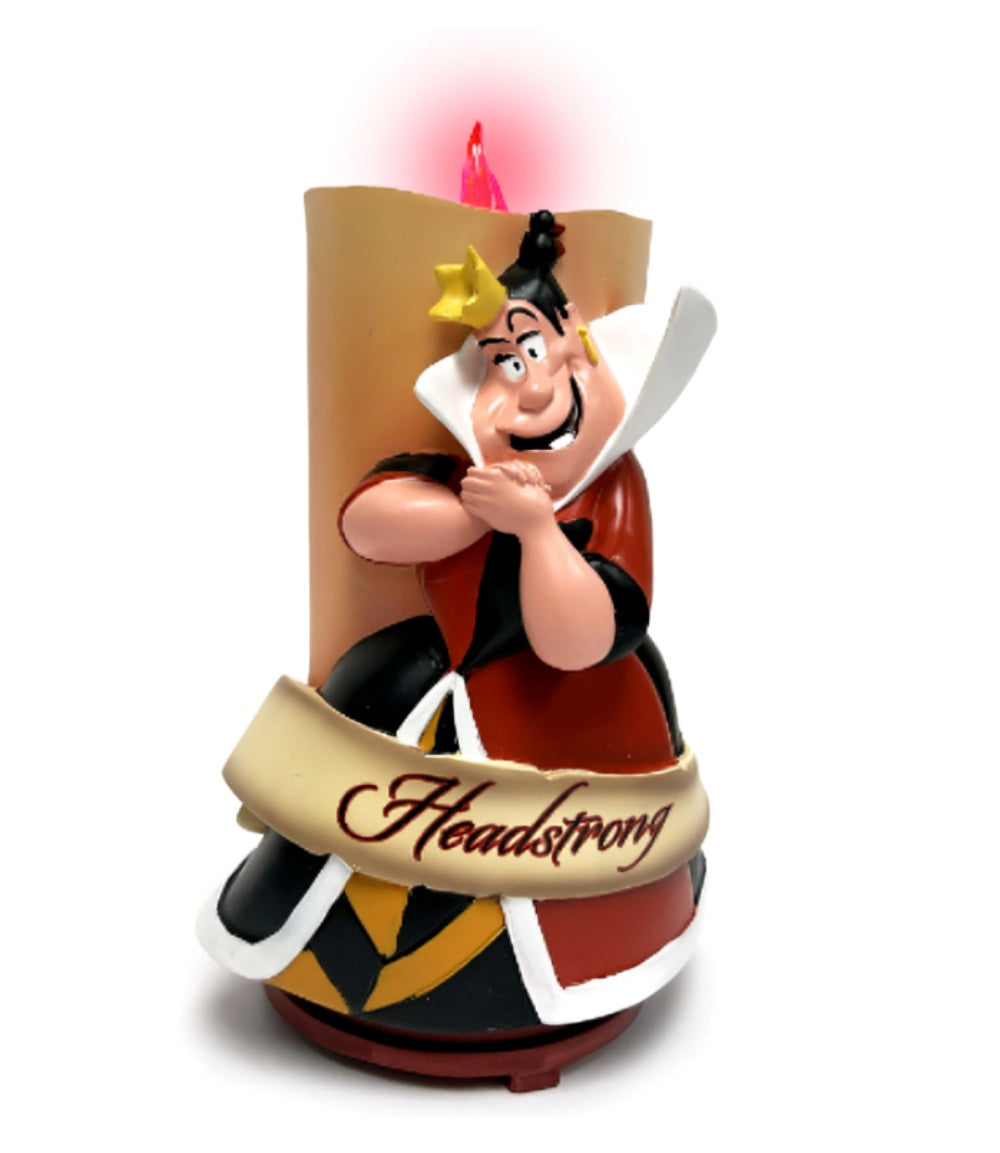 The Bradford Exchange Disney Villains Magic & Mayhem Candle Collection Issue #10: Queen Of Hearts High-Relief Sculpted Portraits with Colored LED Lights 7-inches - RCE Global Solutions