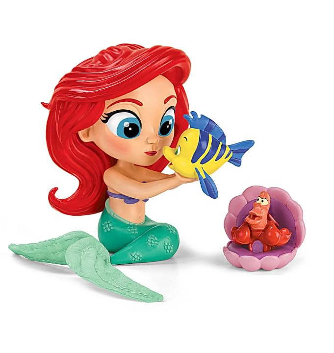 Disney Princess Timeless Tales Tots Figure Collection (Princesss Ariel ...