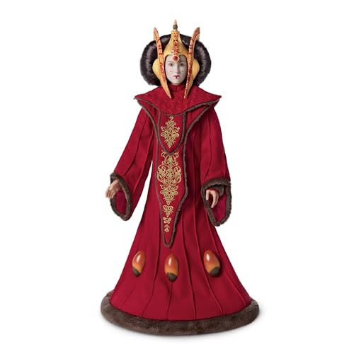 The Ashton-Drake Galleries Star Wars Padmé Amidala Collector's Edition Portrait Figure, 15-Inch, Poseable with Throne Room Gown - RCE Global Solutions