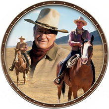 Load image into Gallery viewer, The Bradford Exchange Legendary John Wayne: an American Icon Collector Plate Set of 3 with a Custom-Designed Riffle Display Frame - RCE Global Solutions
