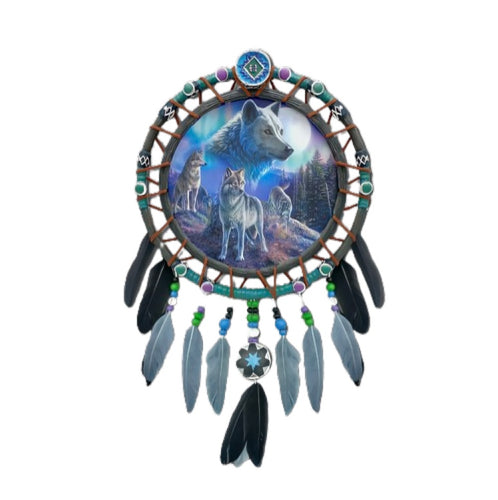 The Bradford Exchange Aurora Borealis Wall Decor Collection: Radiant Protectors Illuminated Dreamcatchers Issue #6 by James Meger 12.5-inches - RCE Global Solutions