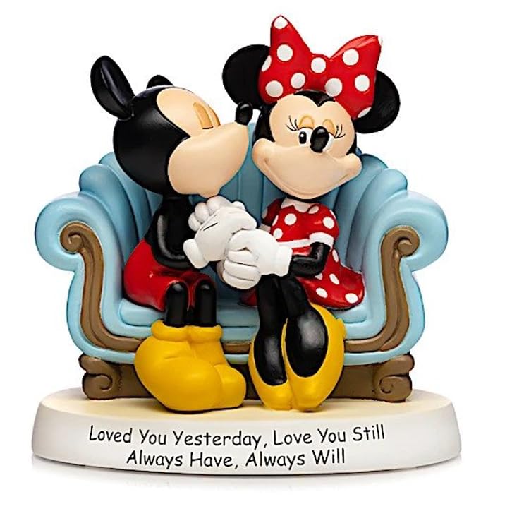 The Hamilton Collection Disney Mickey Mouse & Minnie Mouse Love You Still Figurine 5.5-Inches - RCE Global Solutions