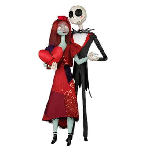 The Ashton-Drake Galleries Disney Tim Burton’s The Nightmare Before Christmas Scary Kind of Love Portrait Figure Set Collector's Edition Jack Skellington & Sally 18.5-Inches - RCE Global Solutions