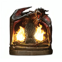 Load image into Gallery viewer, The Bradford Exchange Drogon Game of Thrones Issue #2 Dragon Bookend Collection with LED Lighting 5&quot;-Inches
