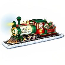 Load image into Gallery viewer, The Bradford Exchange “Bringing Holiday Cheer” Illuminated Musical Snow Globe Train Christmas Decoration by Thomas Kinkade 9-Inches - RCE Global Solutions
