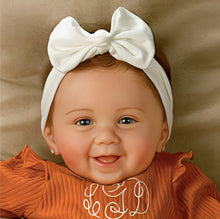 Load image into Gallery viewer, The Ashton-Drake Galleries Lilah Collectible Baby Doll So Truly Real® with RealTouch® Vinyl Skin True-to-life Look &amp; Feel Poseable Weighted Cloth Body, and Custom-Designed Outfit Doll Expertly Crafted by Ping Lau 18-Inches - RCE Global Solutions
