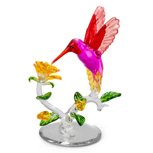 The Bradford Exchange Sparkling Wings Garden Treasures of Sparkling Elegance Collection Issue #13 Crystal Hummingbird Figurine 6-inches