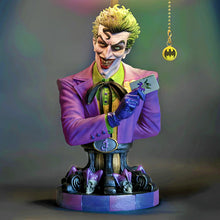 Load image into Gallery viewer, The Bradford Exchange The JOKER: A Deadly Card Lamp Hand-Sculpted Collectible with BATMAN SIGNAL Pull Chain Illuminating Laughter Shade and Defaced BATARANG 20.5&quot; H x 10&quot; D
