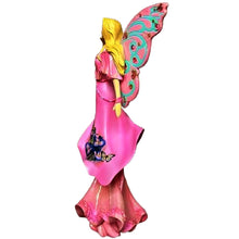 Load image into Gallery viewer, The Hamilton Collection Soaring With Faith Fairy Figurine Hope Takes Flight Collection Hand-Painted Breast Cancer Awareness Sculpture with Faux Gems by Jody Bergsma 7.5-inches
