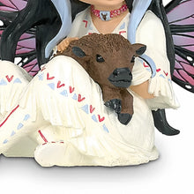 Load image into Gallery viewer, The Hamilton Collection Greenmeadow Spirit of Abundance Fairy And Bison Figurine by Jasmine Becket-Griffith 4-inches - RCE Global Solutions
