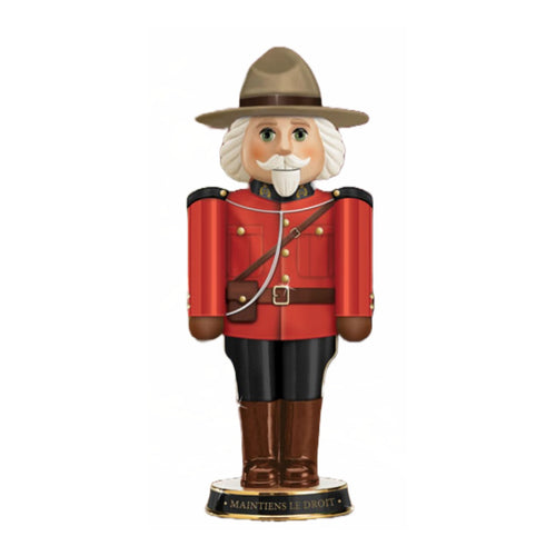 The Bradford Exchange Royal Canadian Mounted Police (RCMP) Nutcracker Hand-painted Heirloom Porcelain 23-cm - RCE Global Solutions