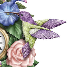 Load image into Gallery viewer, The Hamilton Collection The Simplest Moments Bring Life&#39;s Greatest Joys Hummingbird Table Clock by Lena Liu 8-inches - RCE Global Solutions
