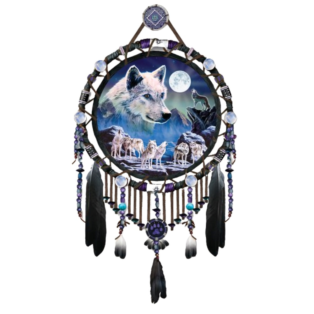 The Bradford Exchange Sacred Spirit Dreamcatcher Collector Plate Collection: Evening Harmony Glow-In-The-Dark Dreamcatcher Issue #3 by Robin Koni 16-Inches - RCE Global Solutions