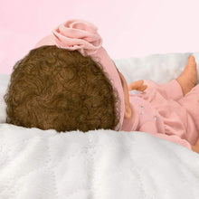 Load image into Gallery viewer, The Ashton-Drake Galleries Cooing Chloe Interactive Lifelike TrueTouch® Authentic Silicone Baby Girl Doll That Coos and Breathes  Weighted Fully Poseable by  Master Doll Artist Linda Murray 18&quot;-Inches - RCE Global Solutions
