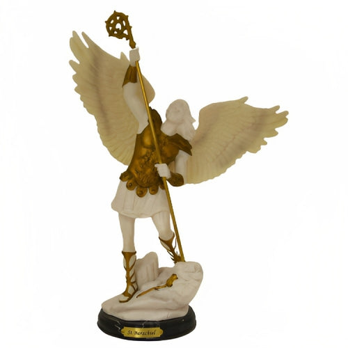 The Bradford Exchange St. Barachiel: Power from Archangels, Holy Protectors Marble Sculpture Collection Issue #6 10-inches