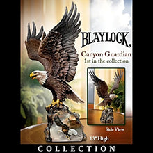 Load image into Gallery viewer, The Bradford Exchange Canyon Guardian Eagle Sculpture Handcrafted Tribute to Wildlife Guardians Winged Protectors Sculpture Collection Issue #1 by Ted Blaylock 13-inches - RCE Global Solutions
