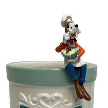 Load image into Gallery viewer, The Bradford Exchange Disney Goofy from Mickey and Friends Kitchen Canister Collection Issue #5 Stoneware Hand-Painted Sculpture 8&quot; to 11&quot; H x 5.25&quot; D - RCE Global Solutions

