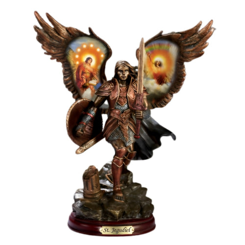 The Bradford Exchange Jegudiel Praise of God The Lord's Strength Religious Sculpture Collection Issue #7 by Howard David Johnson 10-inches - RCE Global Solutions