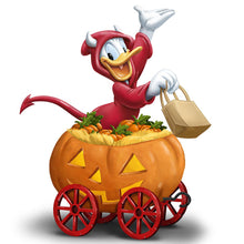 Load image into Gallery viewer, The Bradford Exchange Devilish Donald from Disney Halloween Tractor Wagon Sculpture Collection Issue #4 Characters in Costume Handcrafted Hand-painted 5-1/2-inches - RCE Global Solutions
