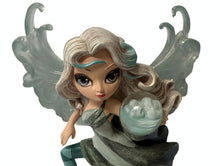 Load image into Gallery viewer, The Hamilton Collection Mystic Guardians of Nature Fairy Figurine Collection Issue #6 Gail, Keeper Of The Wind Handcrafted Resin with Custom-Carved Crystalline Wings Hand-Painted Elemental Orb by Jasmine Becket-Griffith 5.5-inches
