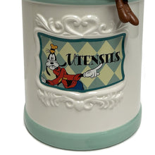 Load image into Gallery viewer, The Bradford Exchange Disney Goofy from Mickey and Friends Kitchen Canister Collection Issue #5 Stoneware Hand-Painted Sculpture 8&quot; to 11&quot; H x 5.25&quot; D - RCE Global Solutions
