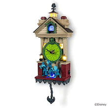 Load image into Gallery viewer, The Bradford Exchange Disney The Haunted Mansion Wall Clock Illuminated Glow-in-the-Dark Timepiece with Madame Leota and Hitchhiking Ghosts 13-inches
