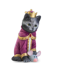 Load image into Gallery viewer, The Bradford Exchange King Catnipmouse Issue #4 from The PURR-fect Christmas Pageant Nativity Cat Figurine Collection Handcrafted and Hand-painted 4.5-inches - RCE Global Solutions
