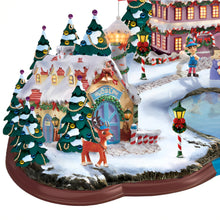 Load image into Gallery viewer, The Bradford Exchange Hawthorne Village Division Rudolph&#39;s Christmas Cove Sculpture A Heartwarming Light-Up Village Inspired by the Beloved Rudolph the Red-Nosed Reindeer® 14.25&quot; W x 6&quot; H x 5&quot; D - RCE Global Solutions
