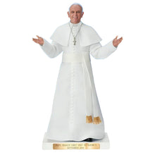 Load image into Gallery viewer, The Ashton-Drake Galleries Pope Francis First Visit to America Sculpture September 2015 Commemorative Religious Collectible Sculpture Hand-Painted Catholic Figurine with Display Base and Plaque 17-inches
