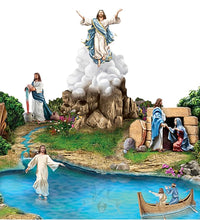 Load image into Gallery viewer, The Bradford Exchange Life of Christ Illuminated Masterpiece Sculpture: Inspirational Biblical Artistry by Thomas Kinkade 14.5-Inches - RCE Global Solutions
