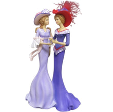 Load image into Gallery viewer, The Hamilton Collection My Daughter, Now My Friend Collection Issue #2: My Daughter My Gift From Above Figurine, Mother and Daughter Victorian Sculpture, Handcrafted Collectible with Feather and Glitter Accents by Thomas Kinkade 7-3/4-inches
