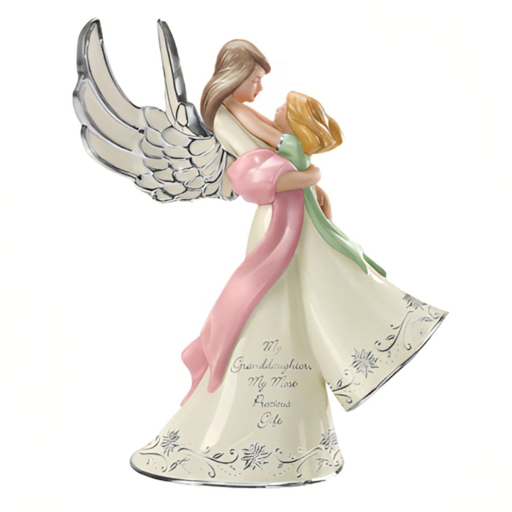 The Bradford Exchange My Granddaughter My Most Precious Gift Heirloom Porcelain® Musical Angel Figurine 7.5-inches - RCE Global Solutions