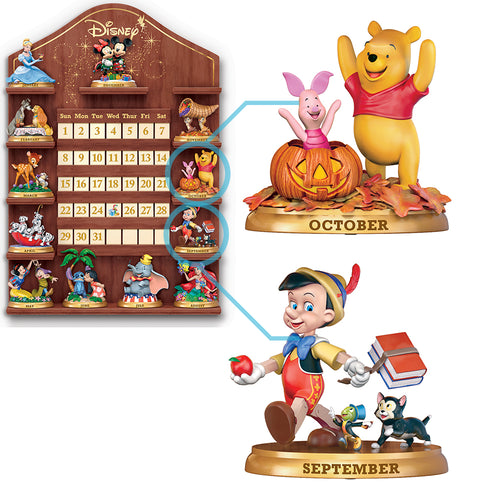 The Bradford Exchange Disney Magical Moments Perpetual Calendar Figurines SEP/OCT #5 - RCE Global Solutions