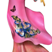 Load image into Gallery viewer, The Hamilton Collection Soaring With Faith Fairy Figurine Hope Takes Flight Collection Hand-Painted Breast Cancer Awareness Sculpture with Faux Gems by Jody Bergsma 7.5-inches
