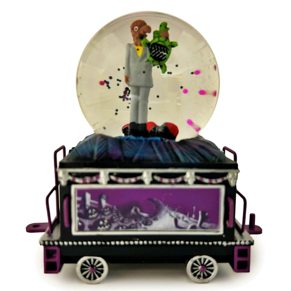 The Bradford Exchange Disney Tim Burton’s The Nightmare Before Christmas Glitter Globe Train Collection Issue #20 Handcrafted & Hand-Painted with Music & Glitter 4.5-Inches