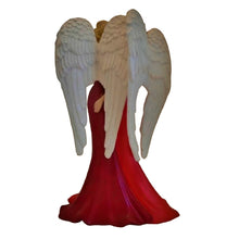 Load image into Gallery viewer, The Hamilton Collection Angelic Sisters of Heartfelt Promises Collection Issue #4 A Sister Is A Gift To The Heart Figurine Hand-Painted Collectible with Glittered Wings and Golden Lantern by Thomas Kinkade 7-inches
