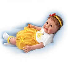 Load image into Gallery viewer, The Ashton-Drake Galleries Disney Perfect Little Princess Belle So Truly Real® Baby Doll with Belle-Inspired Outfit RealTouch® Vinyl Skin by Ping Lau 18-inches - RCE Global Solutions
