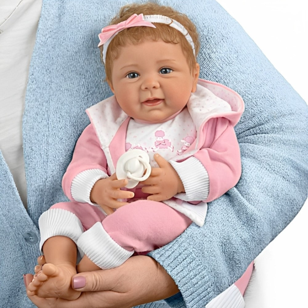 So Truly Real Little Baby Girl Vinyl Baby Doll Weighted To Feel