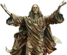 Load image into Gallery viewer, The Bradford Exchange Light of The World Religious Illuminated Cold-Cast Bronze Jesus Sculpture 11&quot;-Inches
